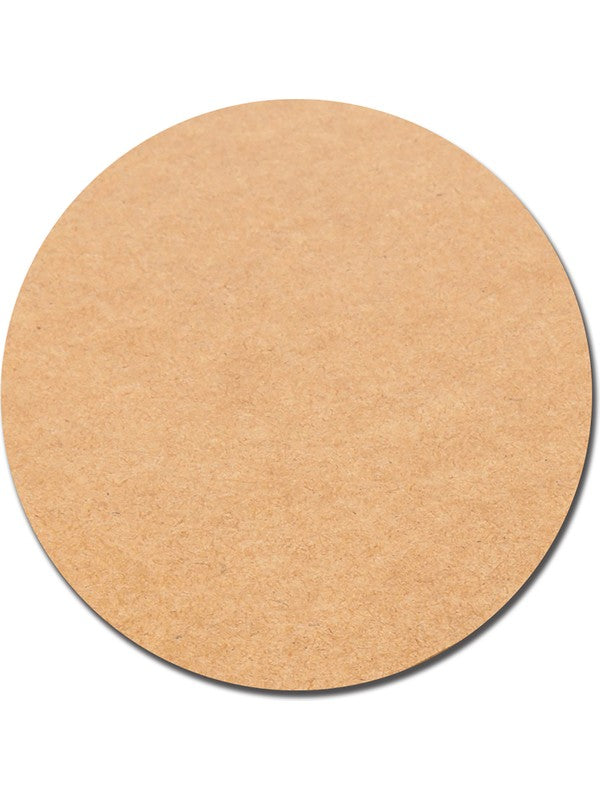 6 Pieces 30 cm Diameter 3mm (2.7 Mm) Raw MDF Duralite Circle Plate Underplate