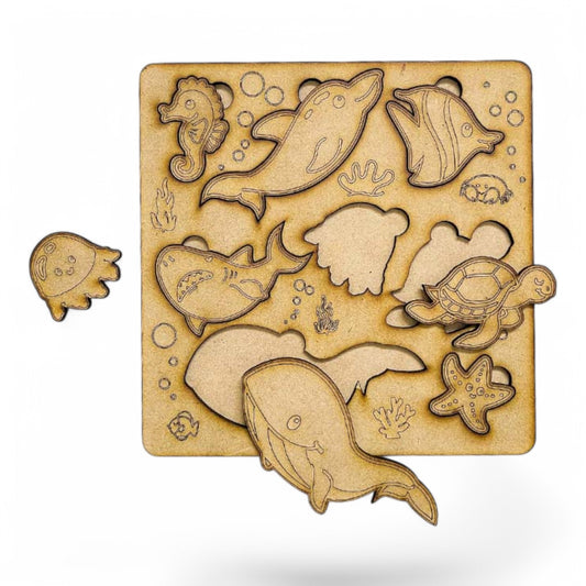 Wogard Animal Figure Puzzle